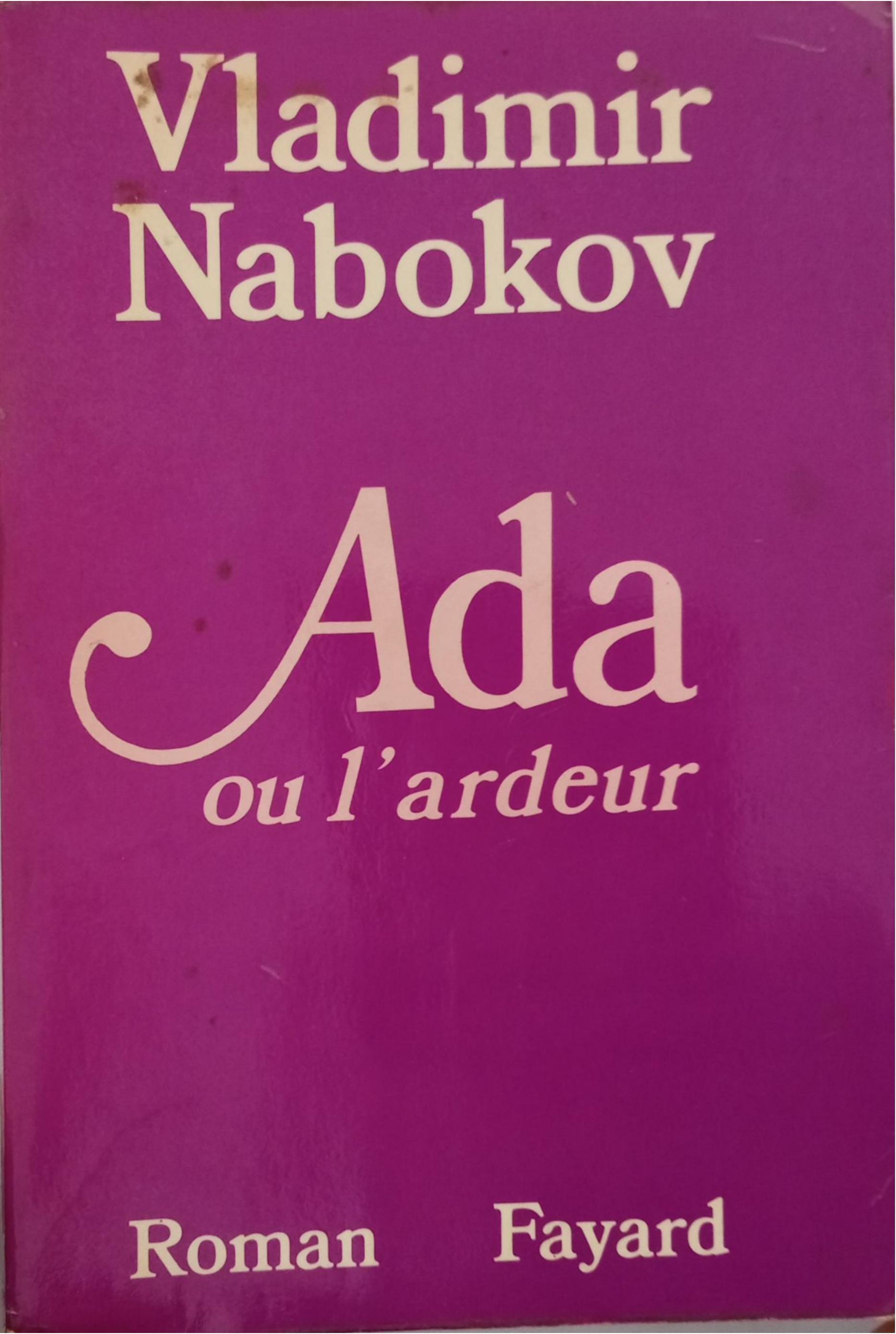 Ada ou l’ardeur