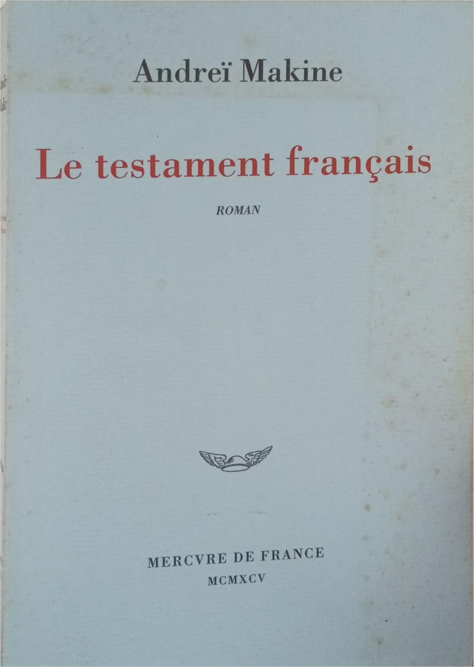 le testament français