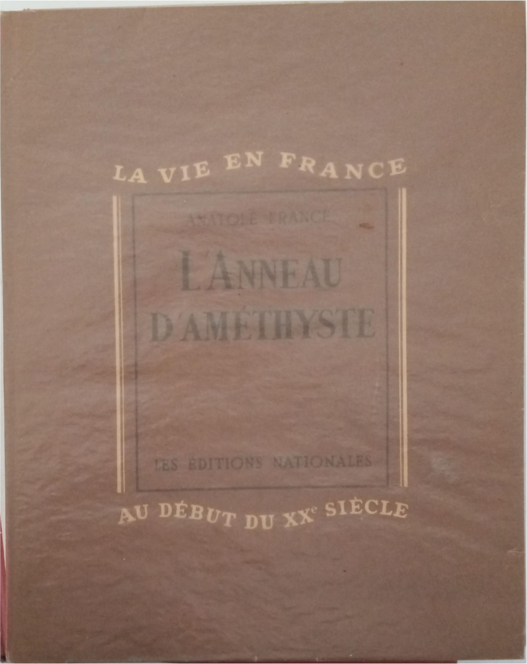 l’anneau d’améthyste, la vie en France au début du XX° siècle, dessins et aquatines Edgar Legrand,