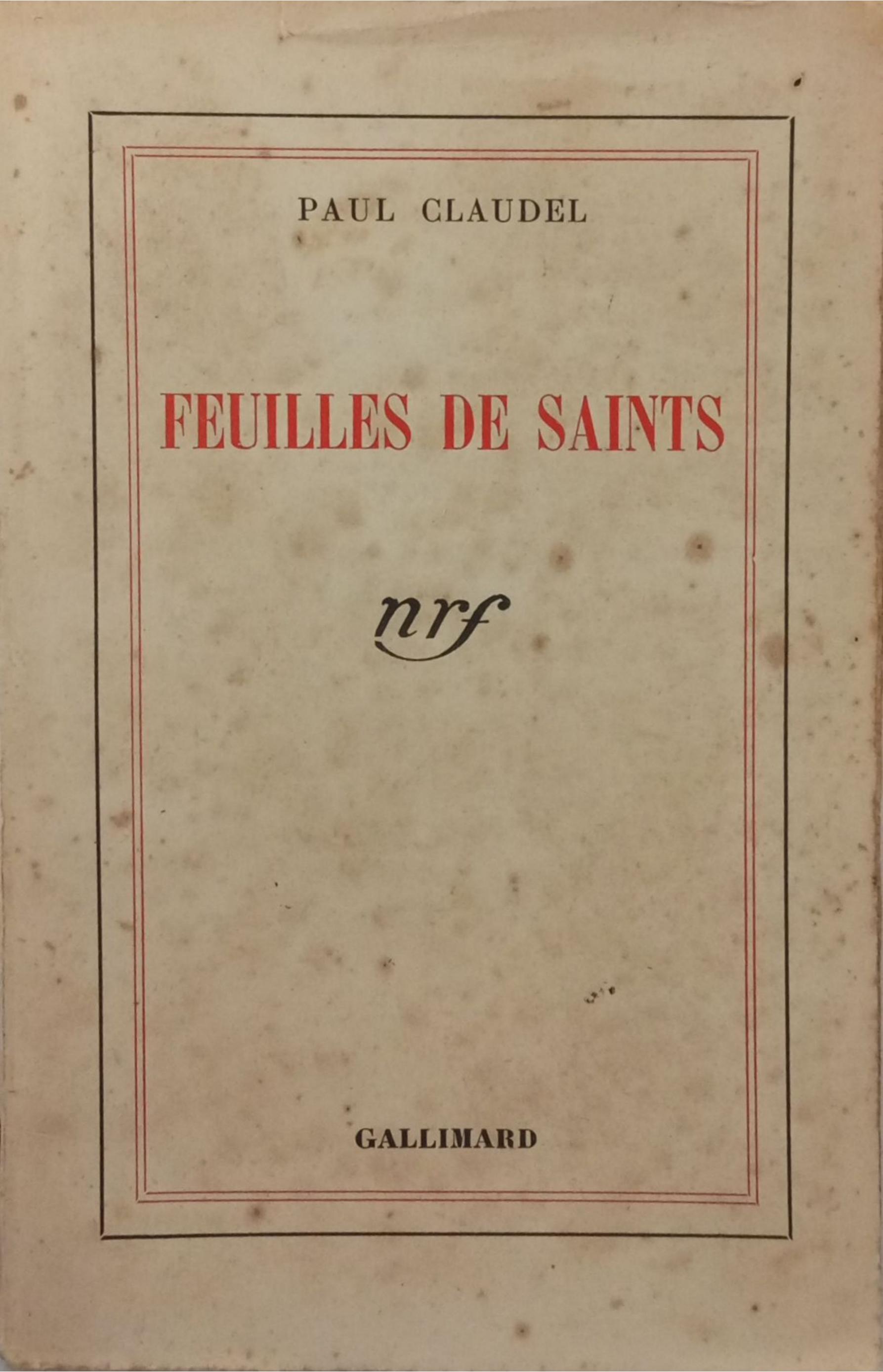 feuilles de Saints