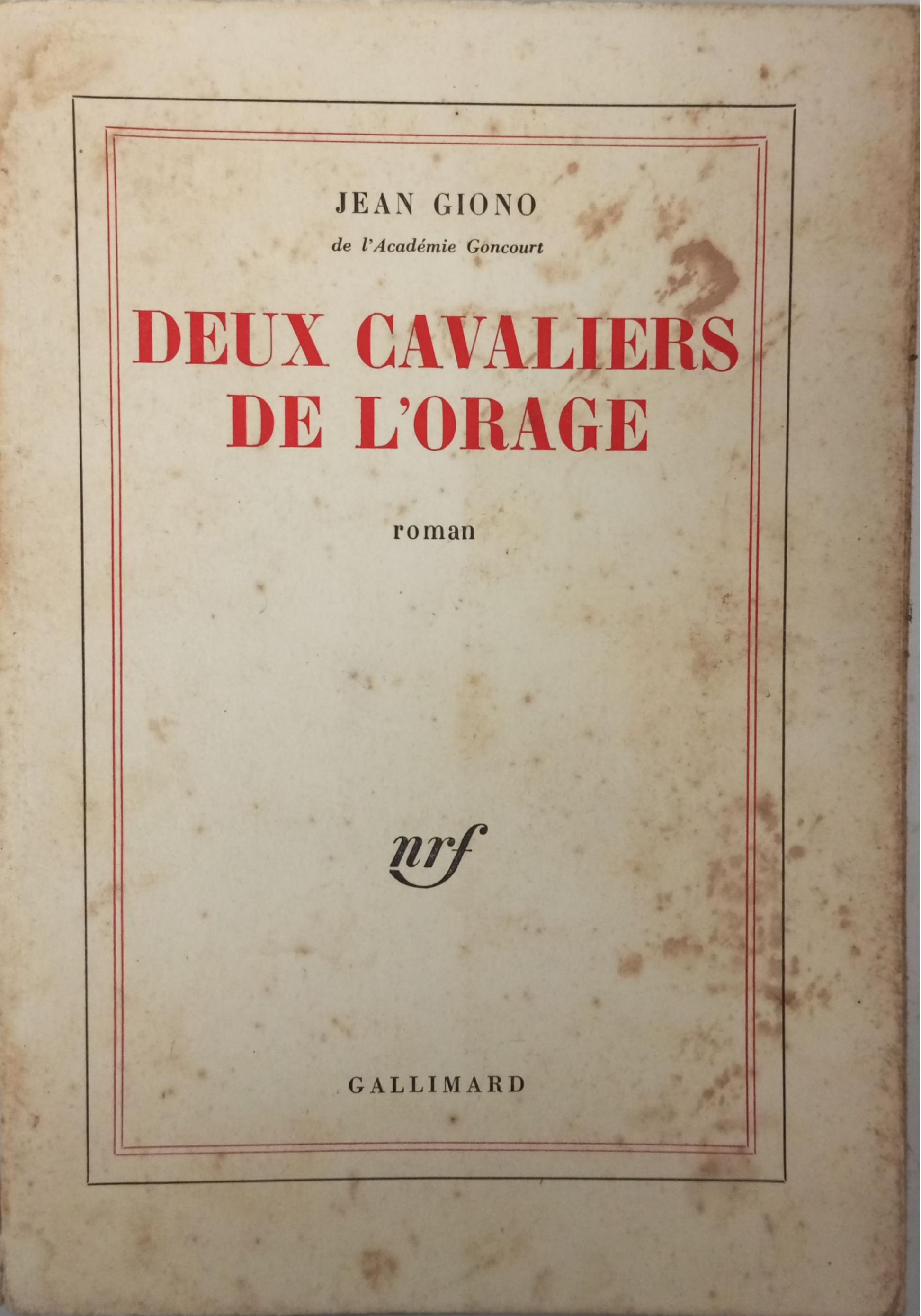 Deux cavaliers de l’Orage