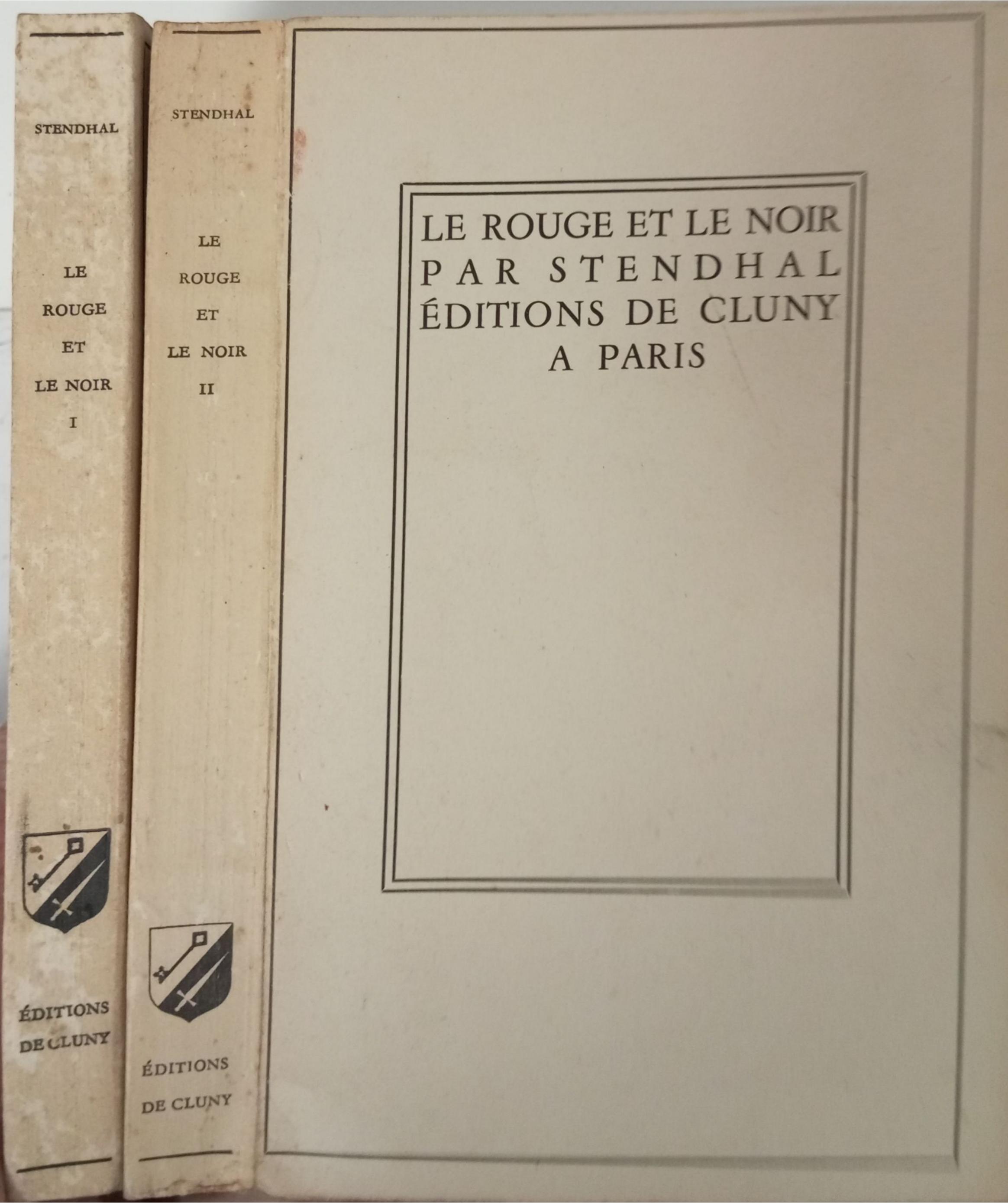 le rouge et le noir, tomes I et II