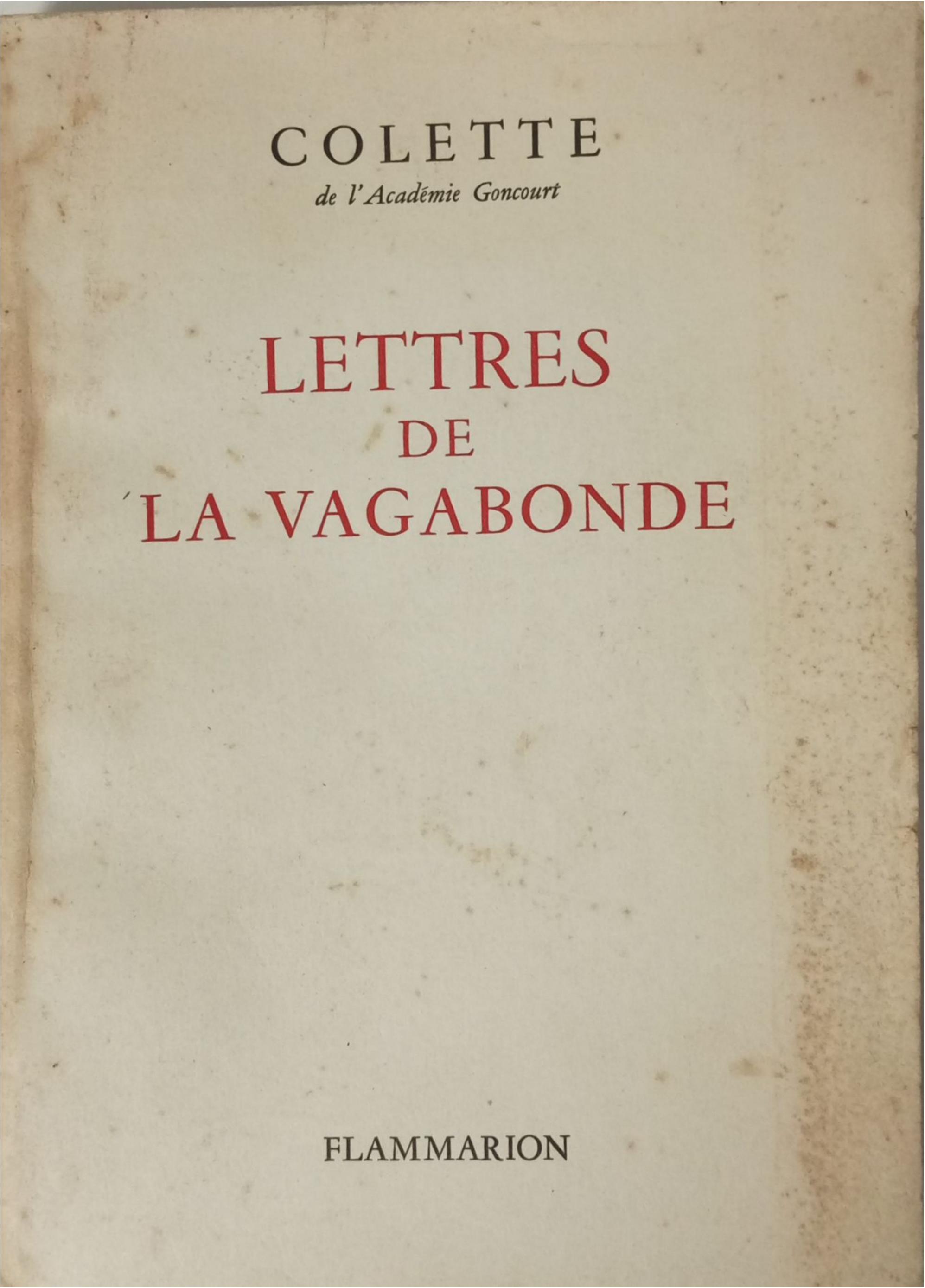 lettres de la Vagabonde