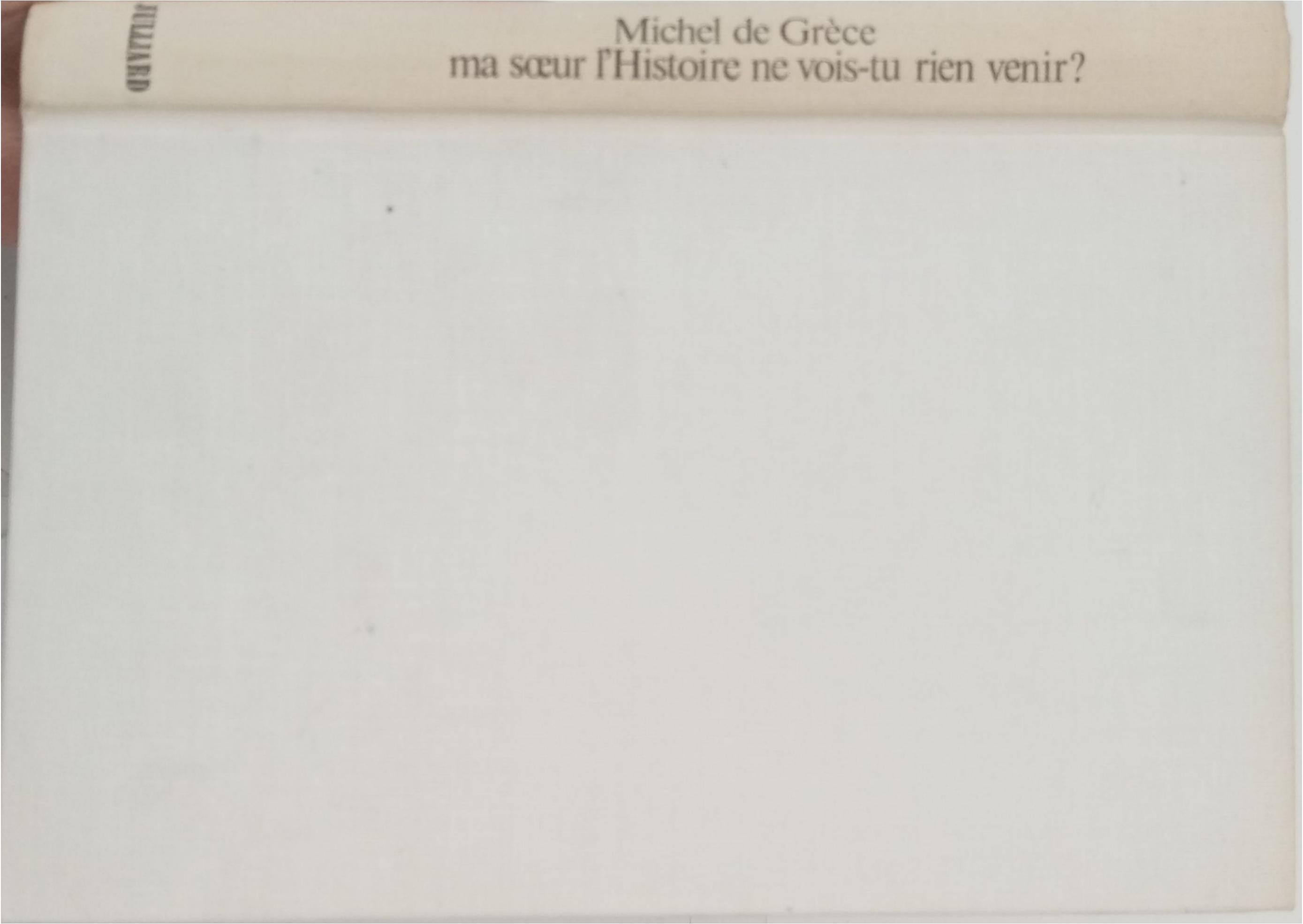 ma sœur l’histoire, ne vois-tu rien venir ?