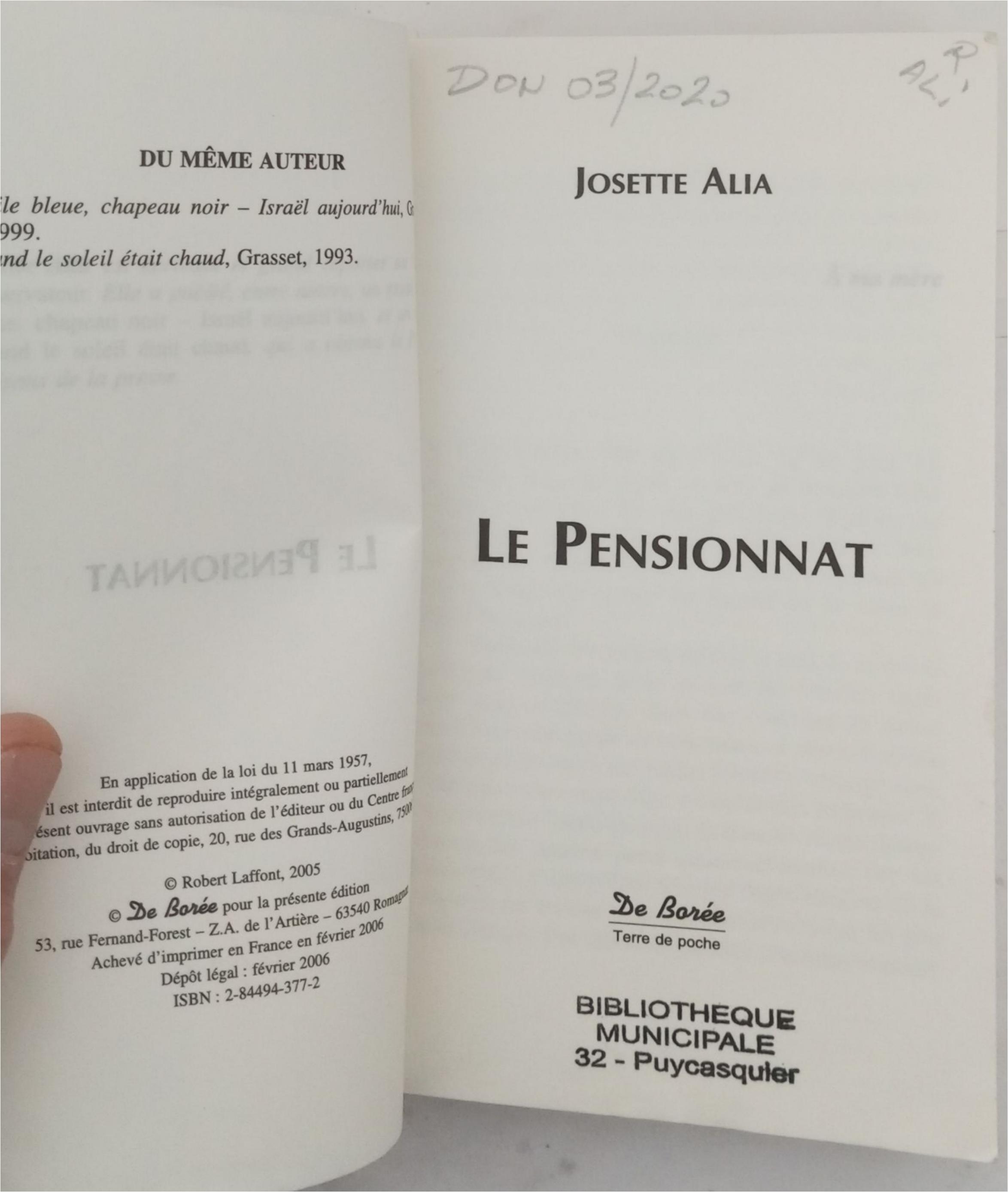 le pensionnat