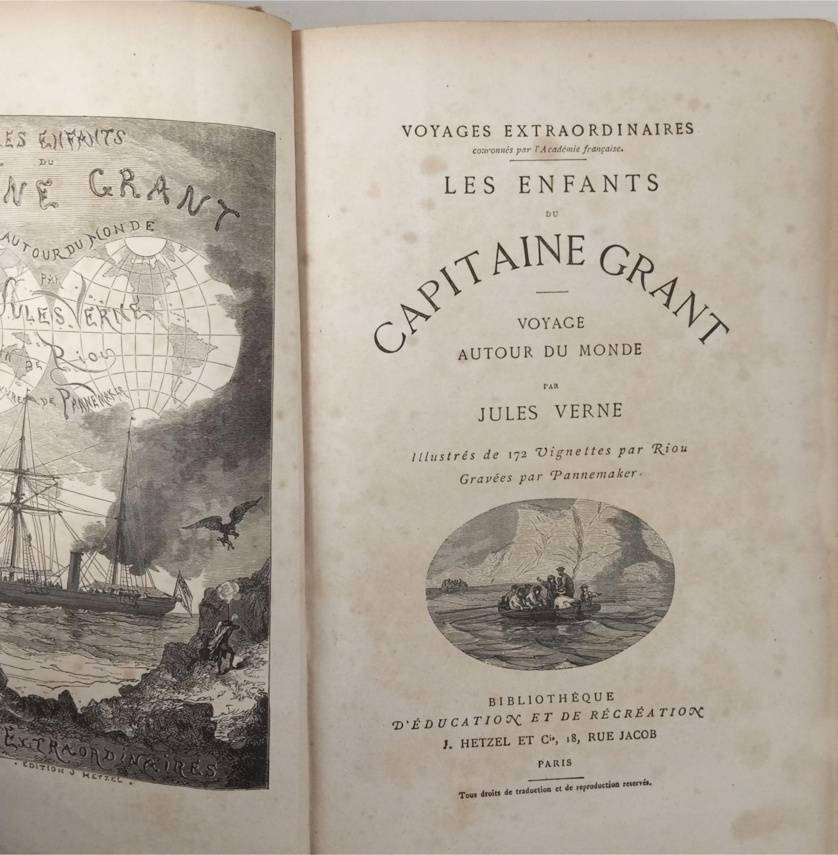 les voyages extraordinaires, les enfants du capitaine Grant