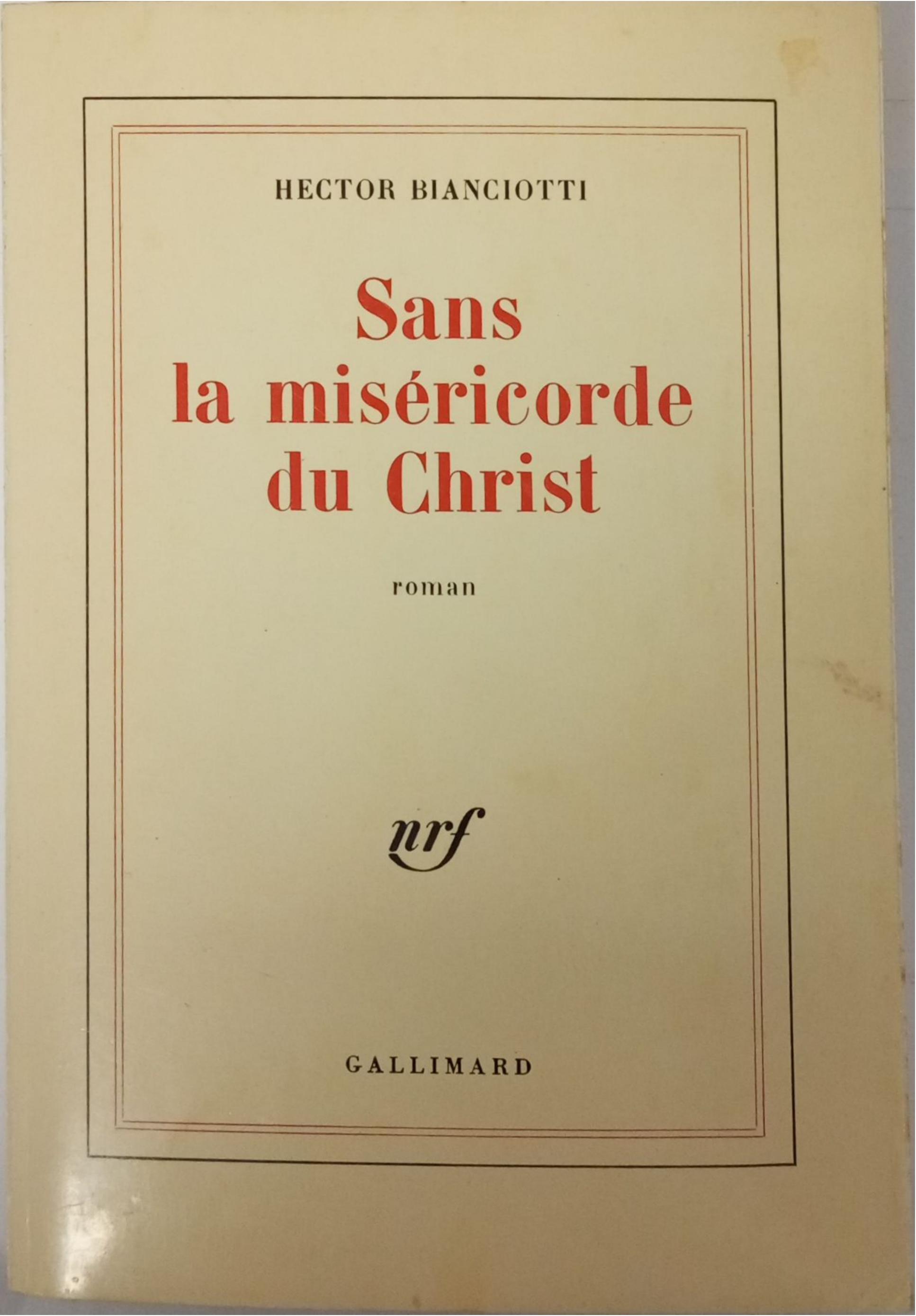 sans la miséricorde du Christ