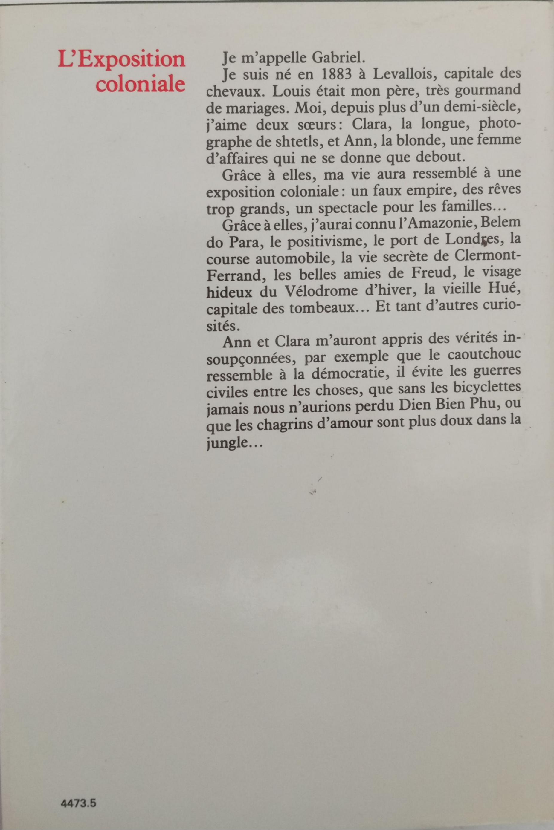 l’exposition coloniale
